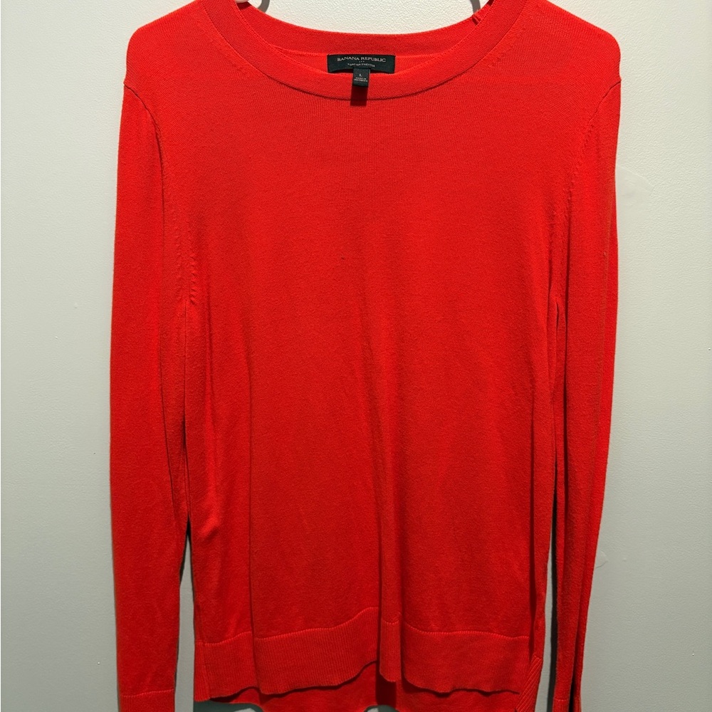 Orange Long Sleeve Sweater
